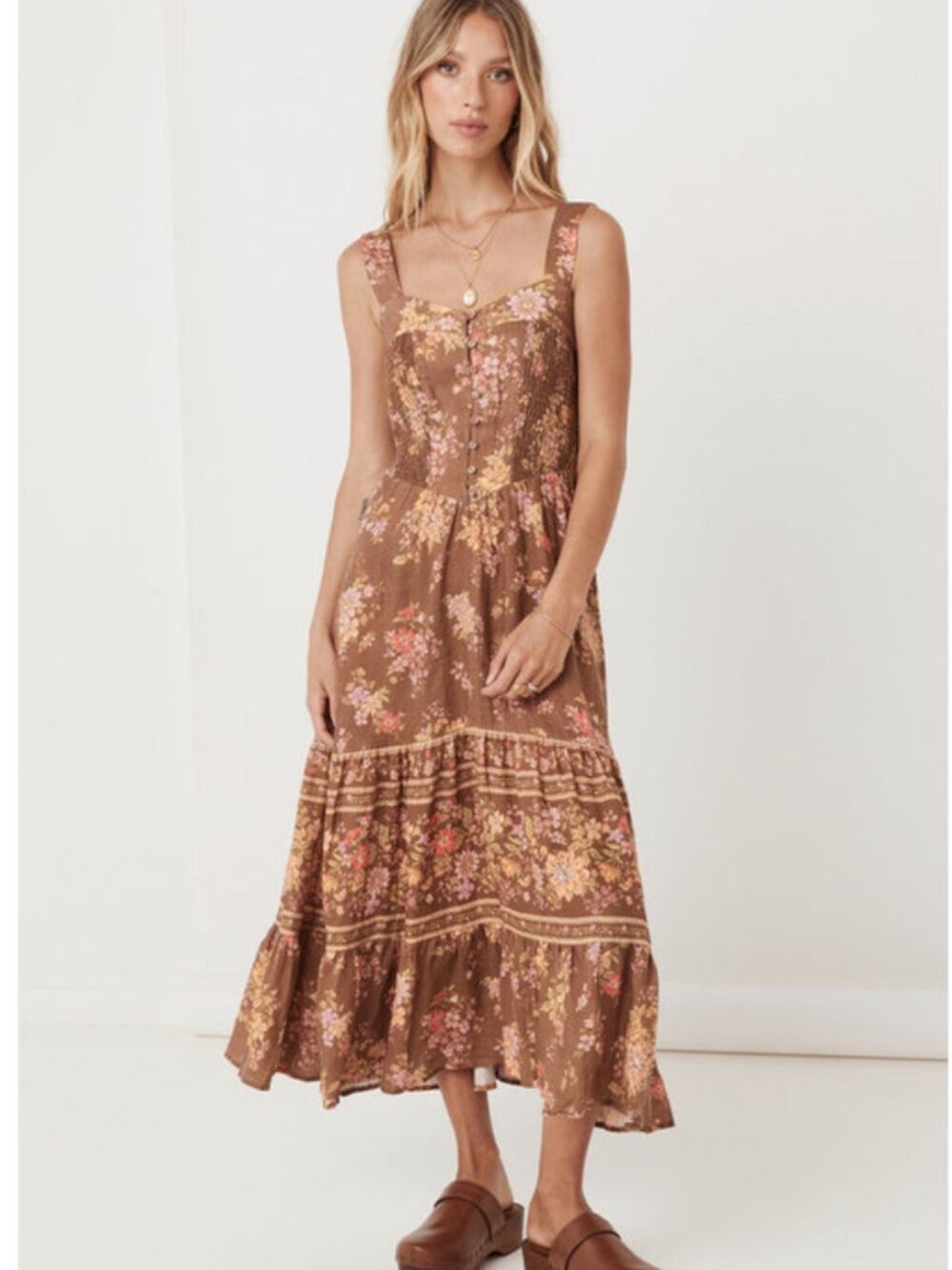 Spell Meadowlands Linen Sundress Size Medium NWOT | Sold Out | Retail $269